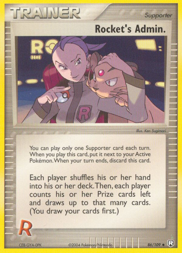 Rocket's Admin. (86/109) [EX: Team Rocket Returns] | RetroPlay Games