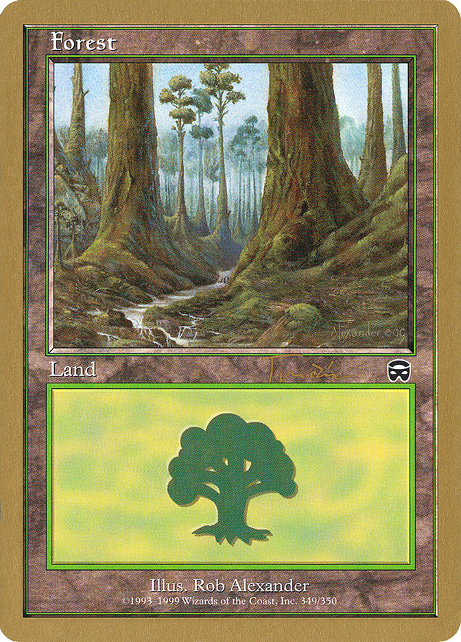 Forest (jt349) (Jan Tomcani) [World Championship Decks 2001] | RetroPlay Games