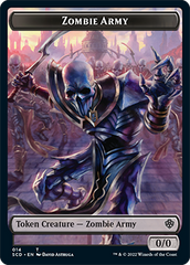 Zombie // Zombie Army Double-Sided Token [Starter Commander Decks] | RetroPlay Games