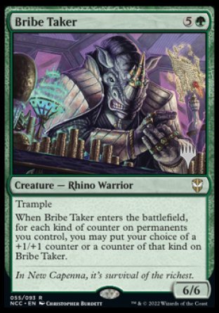 Bribe Taker (Promo Pack) [Streets of New Capenna Commander Promos] | RetroPlay Games