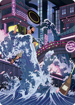 Invoke Despair Art Card [Kamigawa: Neon Dynasty Art Series] | RetroPlay Games