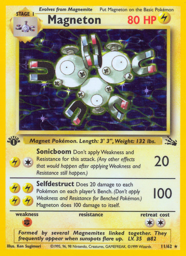 Magneton (11/62) [Fossil 1st Edition] | RetroPlay Games