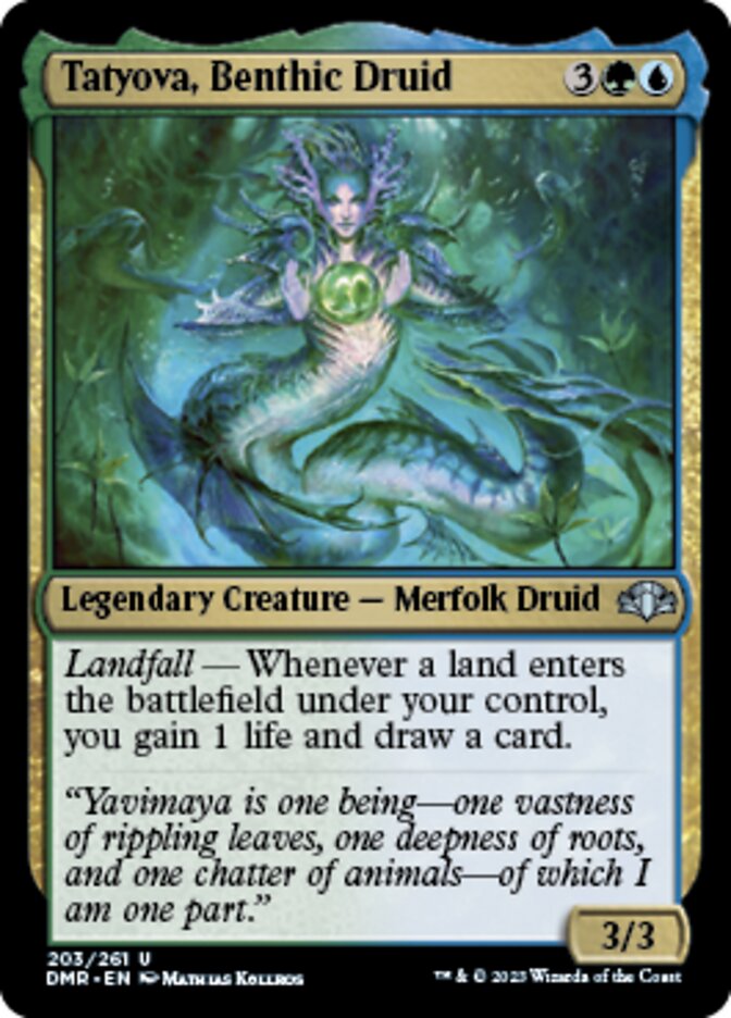 Tatyova, Benthic Druid [Dominaria Remastered] | RetroPlay Games