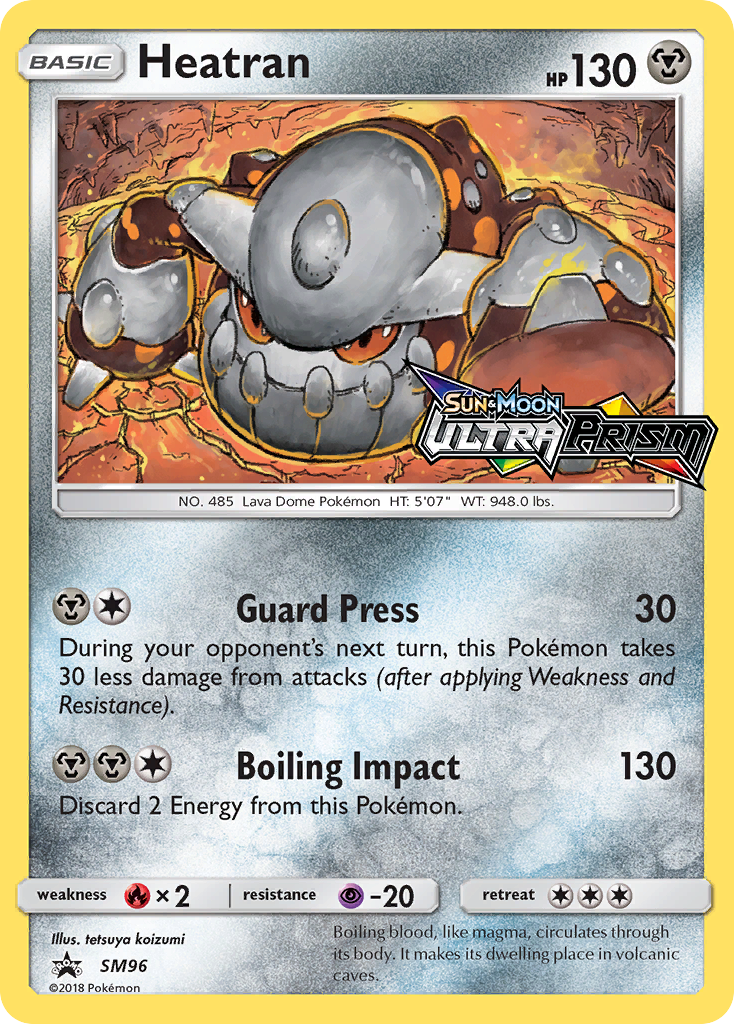 Heatran (SM96) [Sun & Moon: Black Star Promos] | RetroPlay Games