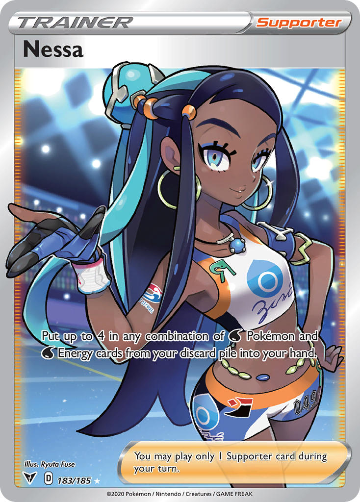 Nessa (183/185) [Sword & Shield: Vivid Voltage] | RetroPlay Games