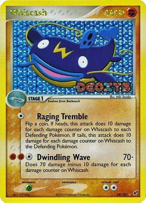 Whiscash (28/107) (Stamped) [EX: Deoxys] | RetroPlay Games