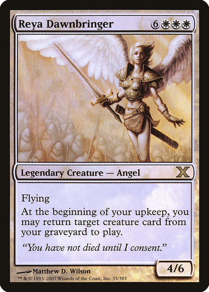 Reya Dawnbringer (Premium Foil) [Tenth Edition] | RetroPlay Games