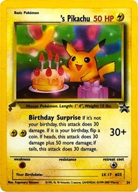 Pikachu (24) (Birthday) [Pikachu World Collection Promos] | RetroPlay Games