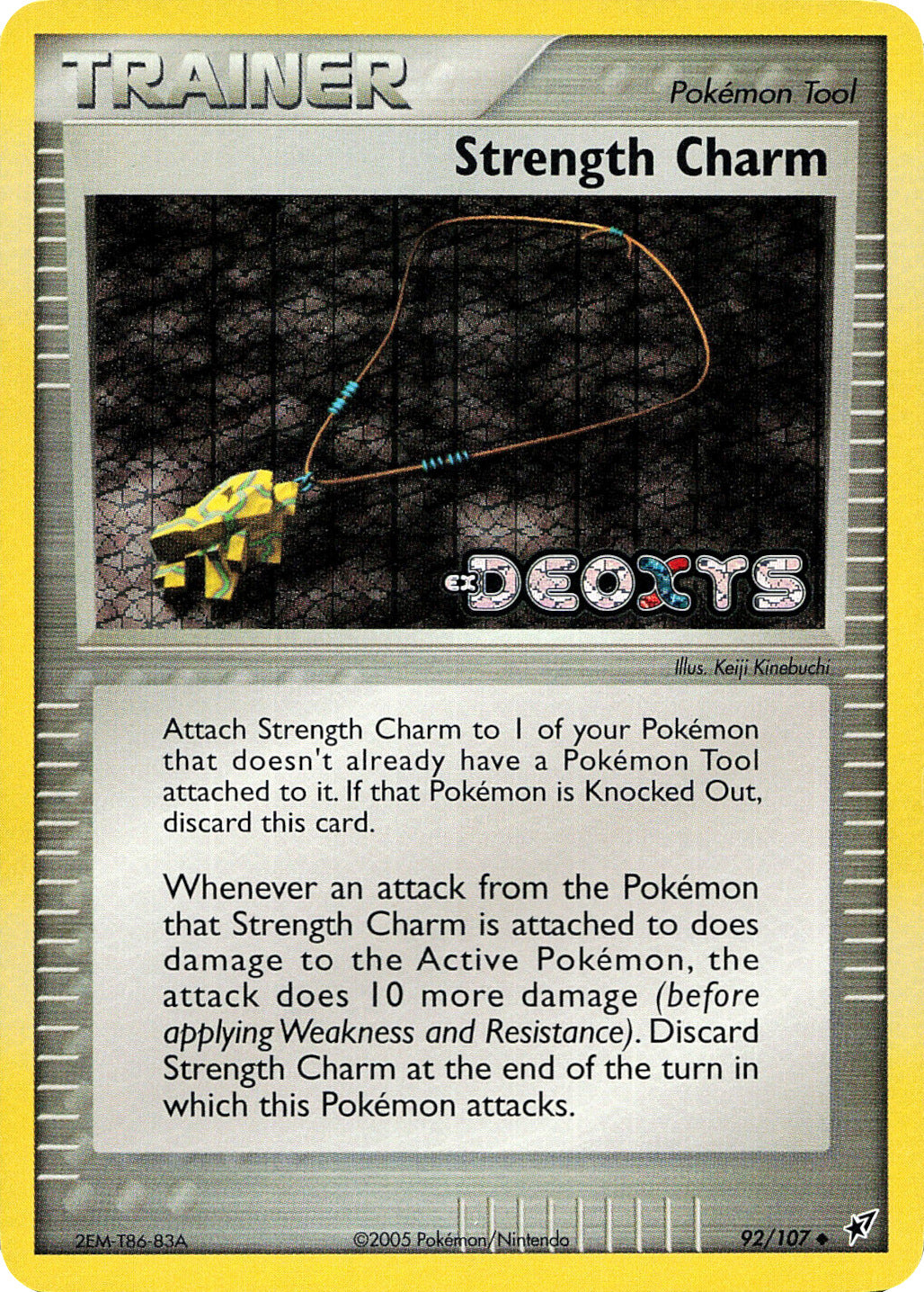 Strength Charm (92/107) (Stamped) [EX: Deoxys] | RetroPlay Games