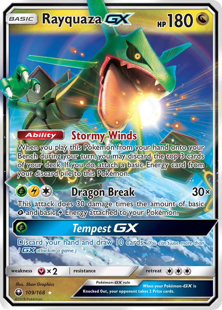 Rayquaza GX (109/168) [Sun & Moon: Celestial Storm] | RetroPlay Games