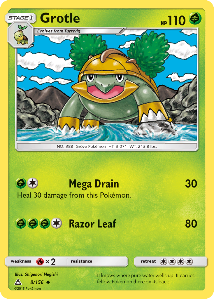 Grotle (8/156) [Sun & Moon: Ultra Prism] | RetroPlay Games