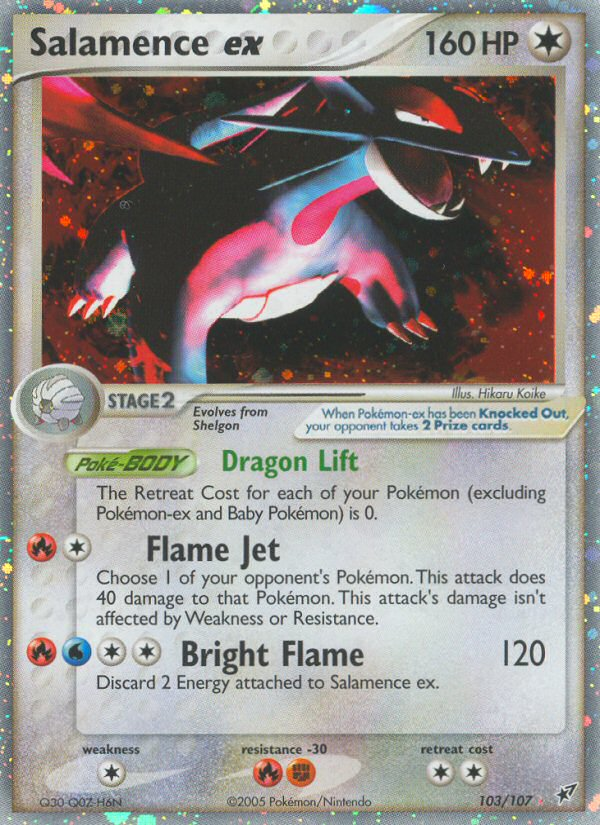 Salamence ex (103/107) [EX: Deoxys] | RetroPlay Games