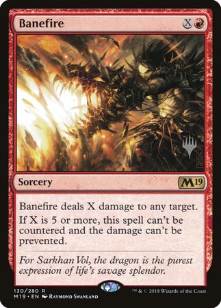 Banefire [Core Set 2019 Promos] | RetroPlay Games