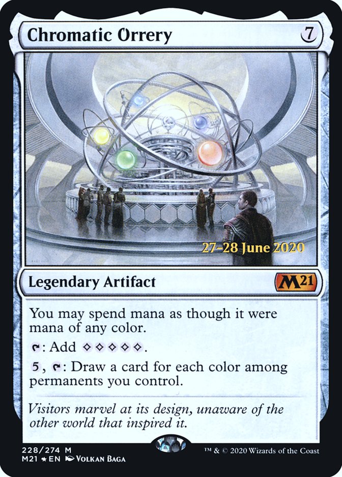 Chromatic Orrery  [Core Set 2021 Prerelease Promos] | RetroPlay Games