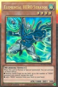 Elemental HERO Stratos (Alternate Art) [MAGO-EN004] Gold Rare | RetroPlay Games