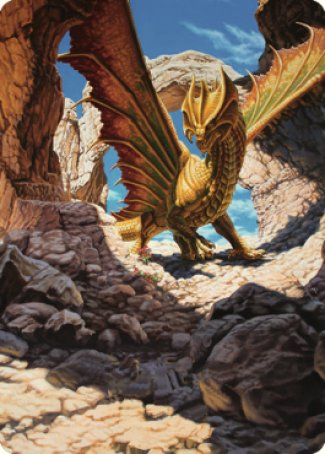 Ancient Brass Dragon Art Card (02) [Commander Legends: Battle for Baldur's Gate Art Series] | RetroPlay Games