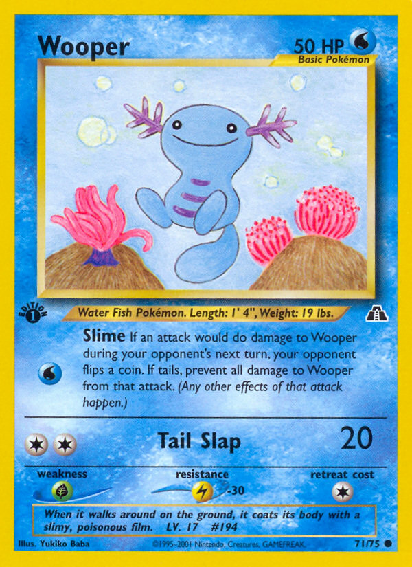 Wooper (71/75) [Neo Discovery 1st Edition] | RetroPlay Games