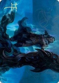 Cosima, God of the Voyage Art Card (Gold-Stamped Signature) [Kaldheim: Art Series] | RetroPlay Games