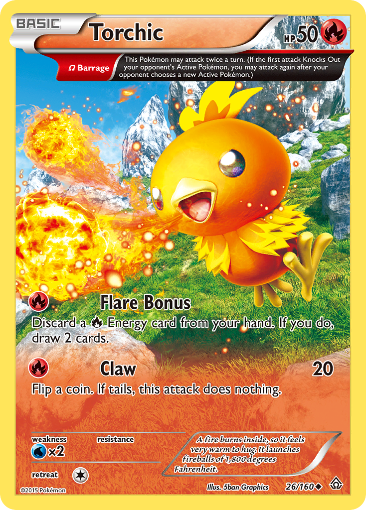 Torchic (26/160) [XY: Primal Clash] | RetroPlay Games