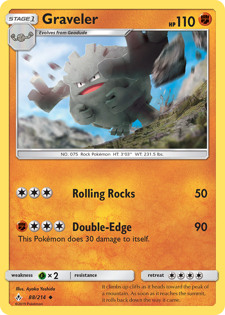 Graveler (88/214) [Sun & Moon: Unbroken Bonds] | RetroPlay Games