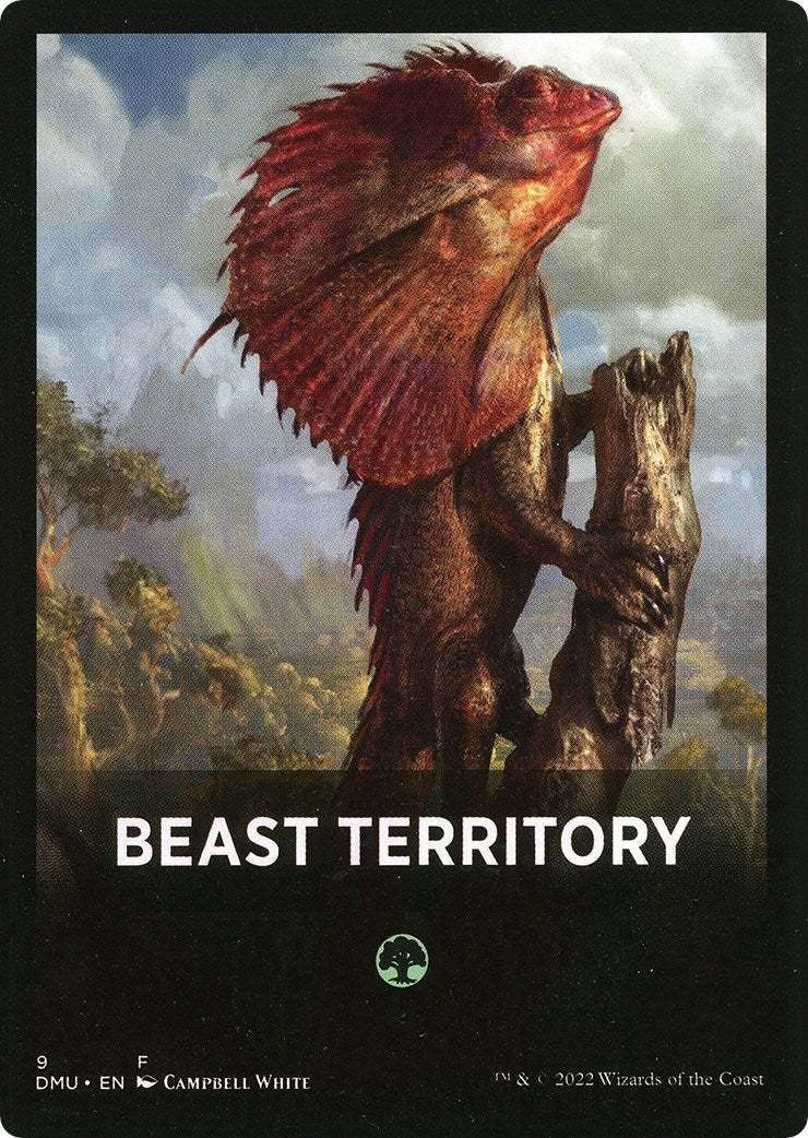 Beast Territory Theme Card [Dominaria United Tokens] | RetroPlay Games