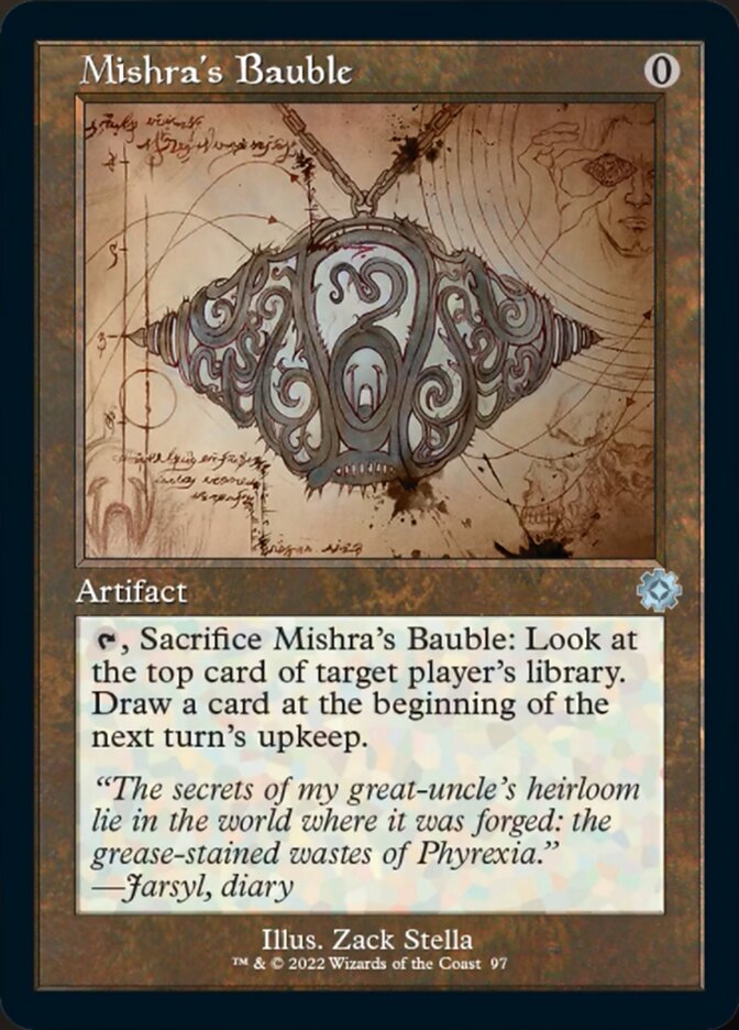 Mishra's Bauble (Retro Schematic) [The Brothers' War Retro Artifacts] | RetroPlay Games