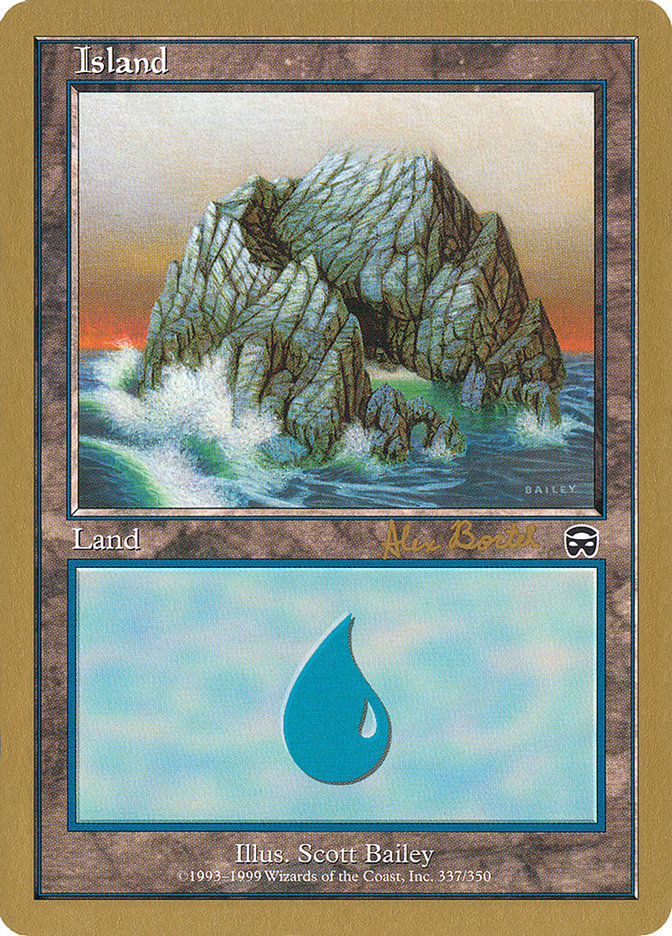 Island (ab337a) (Alex Borteh) [World Championship Decks 2001] | RetroPlay Games