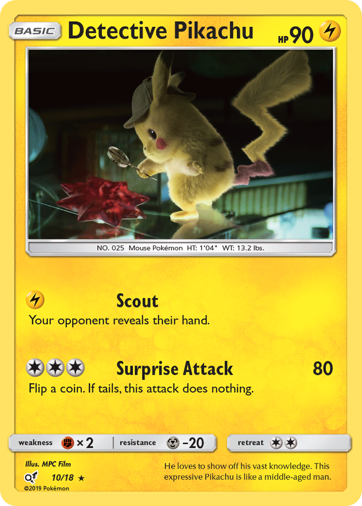 Detective Pikachu (10/18) [Sun & Moon: Detective Pikachu] | RetroPlay Games