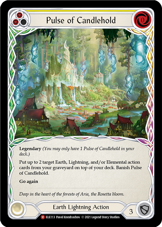 Pulse of Candlehold [ELE113] (Tales of Aria)  1st Edition Cold Foil | RetroPlay Games