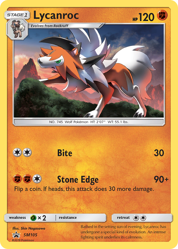 Lycanroc (SM105) [Sun & Moon: Black Star Promos] | RetroPlay Games