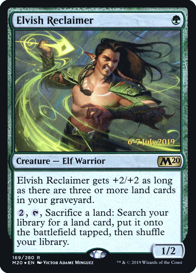 Elvish Reclaimer  [Core Set 2020 Prerelease Promos] | RetroPlay Games