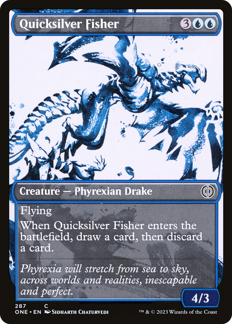 Quicksilver Fisher (Showcase Ichor) [Phyrexia: All Will Be One] | RetroPlay Games