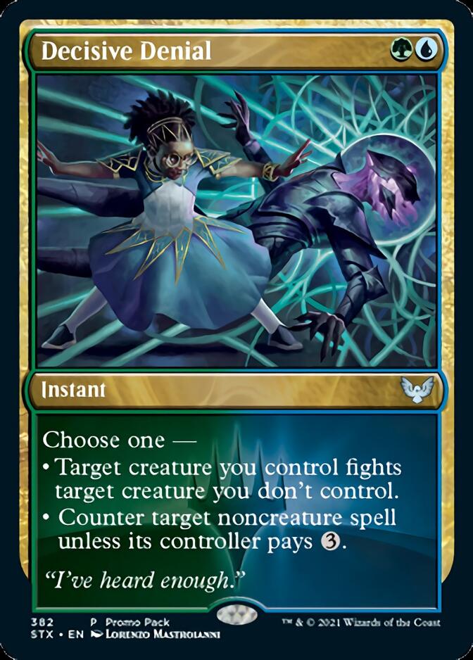Decisive Denial (Promo Pack) [Strixhaven: School of Mages] | RetroPlay Games