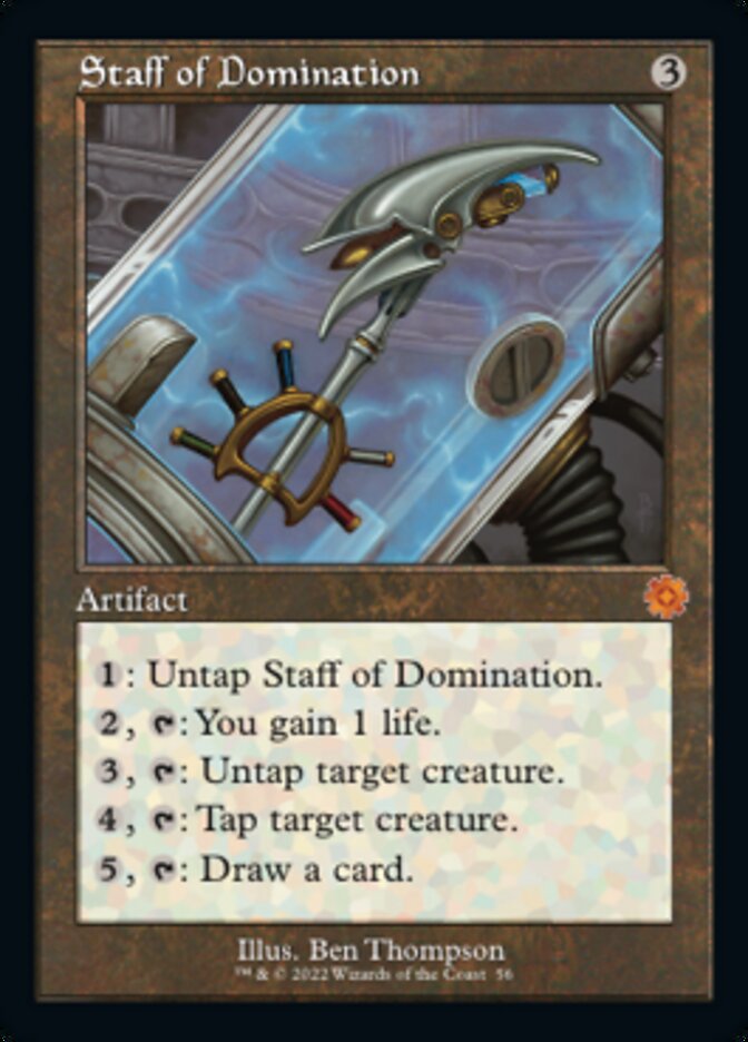 Staff of Domination (Retro) [The Brothers' War Retro Artifacts] | RetroPlay Games