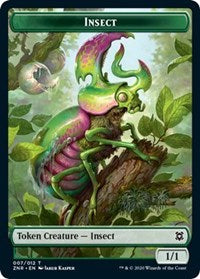 Insect // Kor Warrior Double-sided Token [Zendikar Rising Tokens] | RetroPlay Games