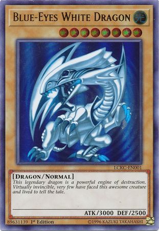 Blue-Eyes White Dragon (Version 2) [LCKC-EN001] Ultra Rare | RetroPlay Games