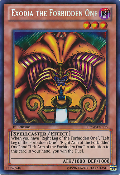 Exodia the Forbidden One [LCYW-EN306] Secret Rare | RetroPlay Games