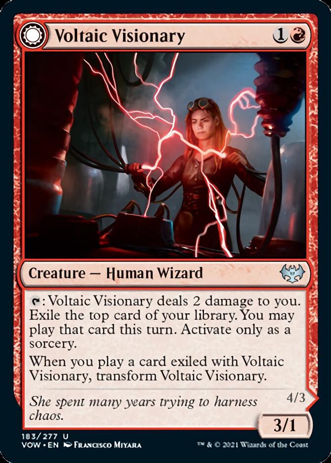 Voltaic Visionary // Volt-Charged Berserker [Innistrad: Crimson Vow] | RetroPlay Games