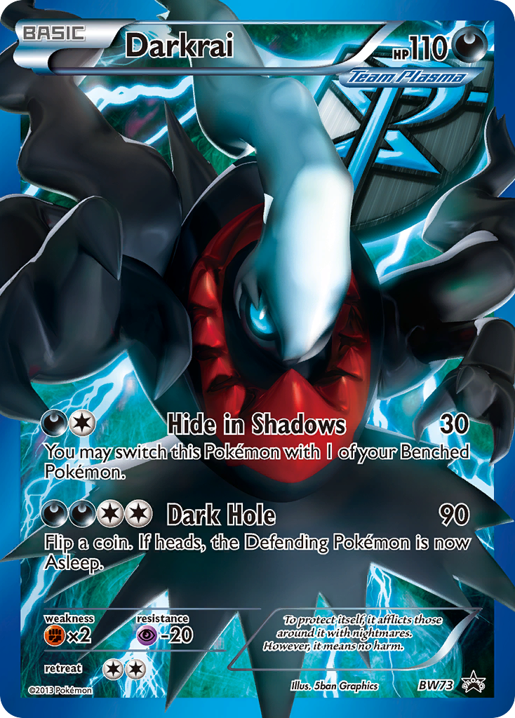 Darkrai (BW73) (Jumbo Card) [Black & White: Black Star Promos] | RetroPlay Games