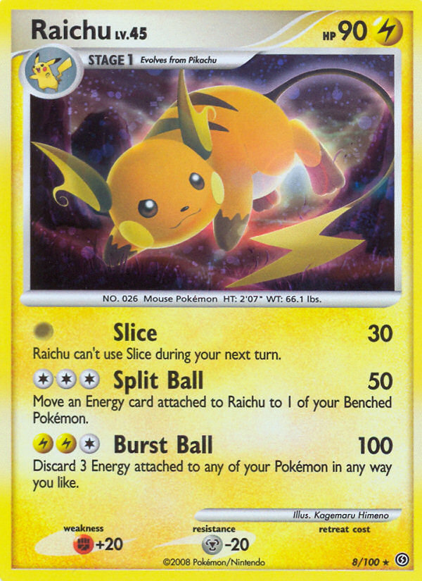 Raichu (8/100) [Diamond & Pearl: Stormfront] | RetroPlay Games