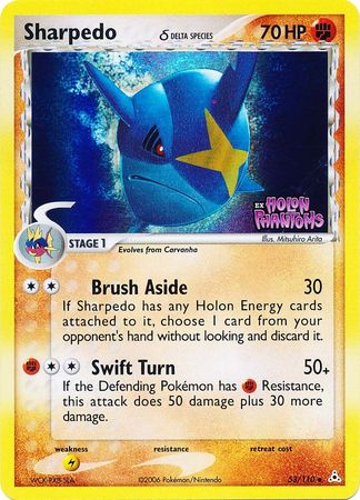 Sharpedo (53/110) (Delta Species) (Stamped) [EX: Holon Phantoms] | RetroPlay Games