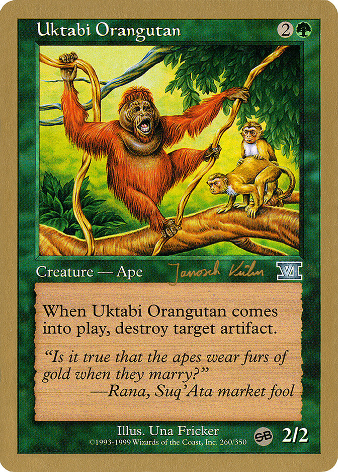 Uktabi Orangutan (Janosch Kuhn) (SB) [World Championship Decks 2000] | RetroPlay Games