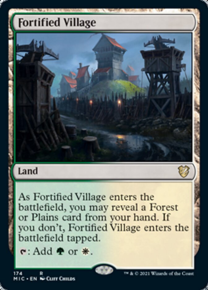 Fortified Village [Innistrad: Midnight Hunt Commander] | RetroPlay Games