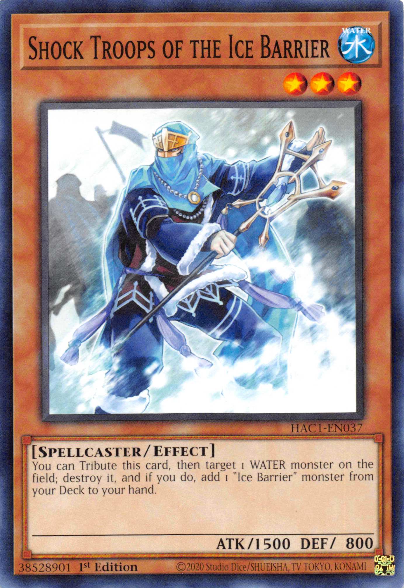 Shock Troops of the Ice Barrier [HAC1-EN037] Common | RetroPlay Games