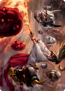 Unquenchable Fury Art Card [Kamigawa: Neon Dynasty Art Series] | RetroPlay Games