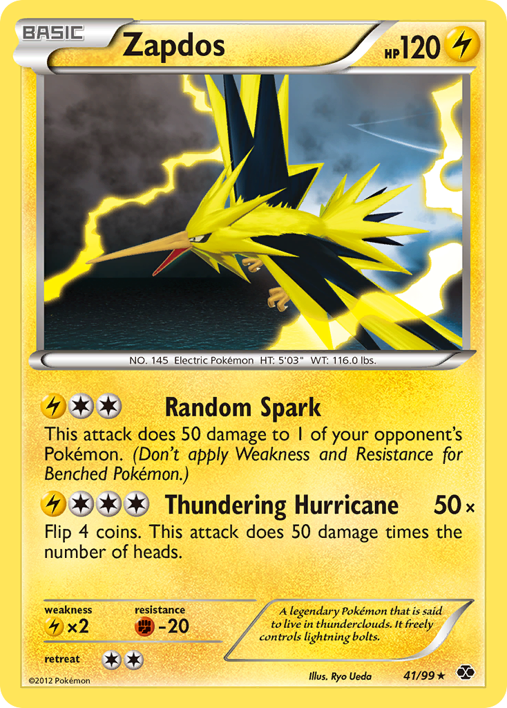 Zapdos (41/99) [Black & White: Next Destinies] | RetroPlay Games