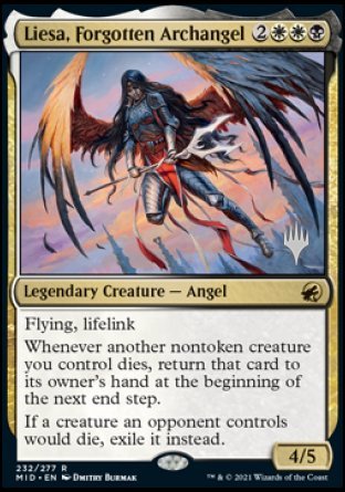 Liesa, Forgotten Archangel (Promo Pack) [Innistrad: Midnight Hunt Promos] | RetroPlay Games