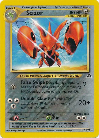 Scizor (29/75) [Neo Discovery Unlimited] | RetroPlay Games