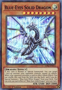 Blue-Eyes Solid Dragon (Blue) [LDS2-EN014] Ultra Rare | RetroPlay Games
