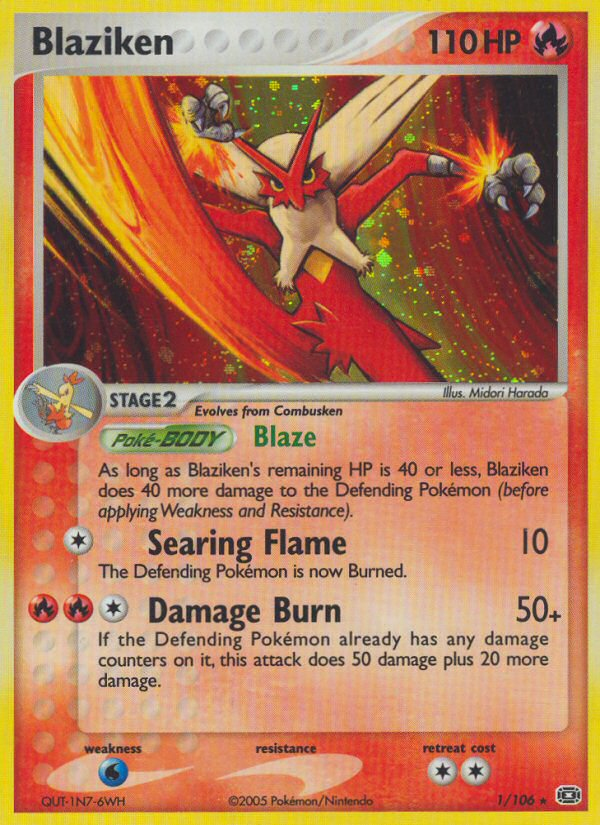 Blaziken (1/106) [EX: Emerald] | RetroPlay Games